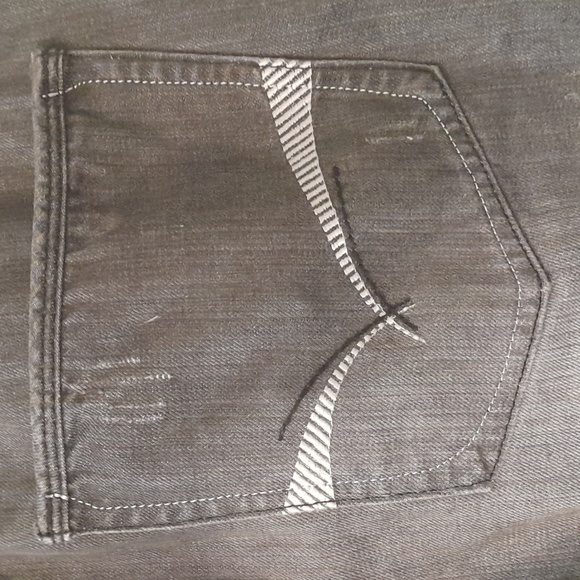 SYN Jeans Distressed Gray Jeans 36x34 - Picture 3 of 8